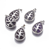 Natural Amethyst Pendants G-XCP0001-42-2