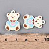Alloy Spray Painted Enamel Pendants X-ENAM-S115-200-3