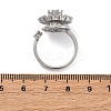 Sunflower Rotatable Open Cuff Rings for Women LS-RJEW-C118-10P-5