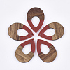 Resin & Walnut Wood Pendants RESI-S358-94A-1