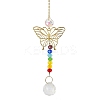 Alloy Hollow Butterfly Hanging Ornaments HJEW-Q012-03B-1
