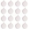 304 Stainless Steel Pendant Cabochon Settings STAS-NB0001-03P-1