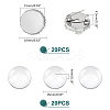 DIY Blank Dome 304 Stainless Steel Making Kit DIY-UN0056-13-3