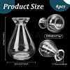 Empty Glass Diffuser Bottle for Aromatherapy AJEW-WH0752-132-2