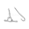 Brass Toggle Clasps KK-U020-05P-2