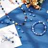 Dyed & Heated Natural Blue Aventurine Beads Strands G-AR0001-54-4