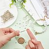 300Pcs 3 Colors Rack Plating and PVD Vacuum Plating Brass Round Spacer Beads KK-FH0003-54-3