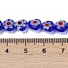 Handmade Millefiori Lampwork Beads Strands LAMP-G166-15A-4