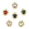 6Pcs 6 Color Acrylic Rhinestone Pendants FIND-FS0001-38-2