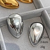 Teardrop Alloy Stud Earrings WG64463-29-1