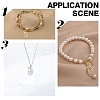 16Pcs 2 Style 201 Stainless Steel Pendants and Filigree Joiners STAS-DC0001-55-7