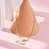 Brass Satellite Chains  Bracelets for Women BJEW-G735-19G-2