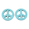 Synthetic Howlite Big Pendants X-TURQ-GP204-1-1