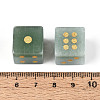 Natural Green Aventurine Carved Cube Dice T144-07C-3