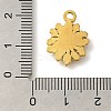 304 Stainless Steel Pendants STAS-Z092-01G-04-3
