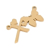 304 Stainless Steel Pendants STAS-L279-002G-X-2