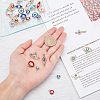 30Pcs 12 Styles Alloy Enamel Pendants & 4Pcs 4 Styles Alloy Links FIND-AR0001-25-3
