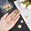 16Pcs 8 Styles 304 Stainless Steel Pendants STAS-BBC0006-36-3
