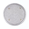 PU Leather Flat Round Bag Bottom FIND-PH0016-001A-1