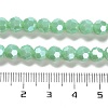 Electroplate Opaque Glass Beads Strands EGLA-A035-P6mm-A14-4