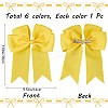Bowknot Polyester Alligator Hair Clips for Women Girls OHAR-CP0001-26B-2