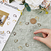 200Pcs 5 Color Brass Leverback Earring Findings DIY-FH0006-31-3