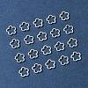 50Pcs Tibetan Style Alloy Bead Frame TIBEB-FS0001-10AS-7
