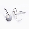 Brass Leverback Earring Findings LS-X-KK-H023-S-NR-4
