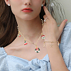Christmas Theme DIY 304 Stainless Steel Chains Bracelet/Neckalces Making Kits DIY-SP0006-04-5