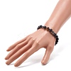 Energy Power Round Beads Stretch Bracelet for Men Women BJEW-JB06901-3