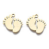 Jewelry 201 Stainless Steel Charms STAS-T044-208G-1