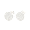 304 Stainless Steel Stud Earring Findings STAS-O119-15C-S-1