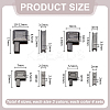48Pcs 12 Styles Clothing Accessories FIND-PH0028-52-2