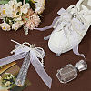 2Pcs Plastic Imitation Pearl & Lace Bowknot Pendant Decorations DIY-HY0002-09-4