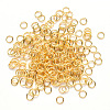 Brass Open Jump Rings KK-S358-001G-1