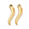 Ion Plating(IP) 304 Stainless Steel Pendants X-STAS-B032-05G-1