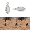Brass Pave Cubic Zirconia Charms CU-CBABEB3-06P-03-3