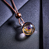 DIY Jewelry Galaxy Universe Ball Necklaces Making DIY-BC0009-20B-2