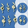 12Pcs 2 Styles Rack Plating Alloy Pendants FIND-FS0003-69-3