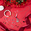 96Pcs 12 Styles Tibetan Style Toggle Clasps FIND-SC0009-16-4