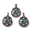 Synthetic Turquoise Pendants G-A241-02R-01-1