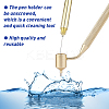 2Pcs 2 Style Aluminum Slanting Fine Line Paint Pen AJEW-AR0001-42-5