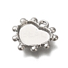 304 Stainless Steel Pendant Cabochon Settings STAS-H225-08P-2