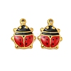 304 Stainless Steel Enamel Pendants STAS-Z081-03G-02-1