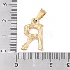 304 Stainless Steel Pendants STAS-F235-01G-R-3