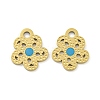 316 Surgical Stainless Steel Enamel Charms STAS-M073-25G-1