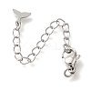 Brass Lobster Claw Clasps KK-K388-60P-1