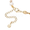 Natural Cultured Freshwater Pearl & Electroplate Non-magnetic Synthetic Hematite Beaded Bracelets for Women BJEW-JB12893-4