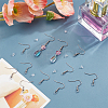 100Pcs 304 Stainless Steel Earring Hooks STAS-UN0053-84-2