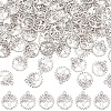 100Pcs Tibetan Style Zinc Alloy Pendants TIBEP-SC0002-96-1